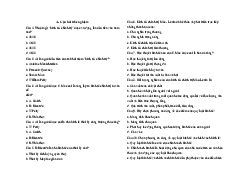 658 câu trắc nghiệm - Kinh tế chính trị Mác - Lênin | Trường Đại học Mở Thành phố Hồ Chí Minh