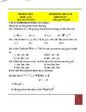 Đề thi học kỳ 2 lớp 7 môn toàn trường Nghĩa Tân