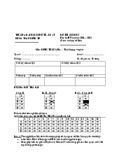 Đề Thi Cuối Kỳ Kinh Tế Lượng - Học Kỳ II 2021-2022 |Trường Đại học Kinh Tế - Luật, Đại học Quốc gia Thành phố Hồ Chí Minh