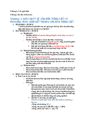 Khái quát văn bản Tiếng Việt - Việt ngữ học | Đại Học Hà Nội