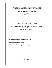 Khám Phá Bảo Tàng Mỹ Thuật Việt Nam | Môn Giáo dục nghệ thuật - Đại học Văn hóa Hà Nội