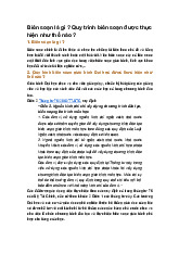 Biên soạn là gì ? Quy trình biên soạn được thực hiện như thế nào ?