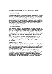 Quan điểm của chủ nghĩa duy vật biện chứng về chân lý - Triết học Mác Lenin | Đại học Kinh Tế Quốc Dân
