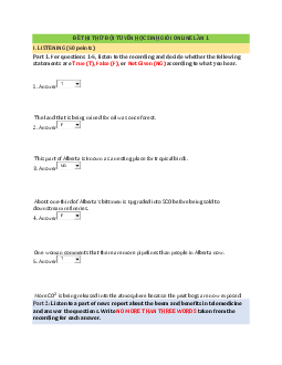 (Đáp án) National English competition (mock test)