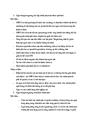 Đề cương ôn tập Tài chính tiền tệ | Học viện Chính sách và Phát triển