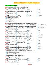 Đề Cương Ôn Tập Cuối Học Kỳ 1 Toán 6 Năm Học 2025-2026