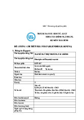 Đề cương môn Lý thuyết tài chính tiền tệ | Trường Đại học Kinh Tế - Luật