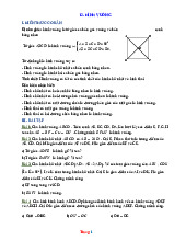 Bài Tập Hình 8 Bài Hình Vuông Có Lời Giải