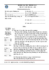 Bài thi học phần: Marketing căn bản | Trường Đại học Thương Mại