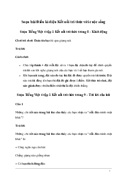 Soạn bài Đọc: Điều kì diệu | Kết nối tri thức