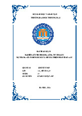 Nghiên Cứu Thị Trường Sữa Fami | Bài thảo luận Kinh Tế Vi Mô