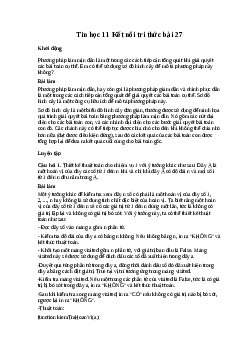Giải bài 27: Thực hành thiết kế chương trình theo phương pháp làm mịn dần | Tin học 11 Kết nối tri thức