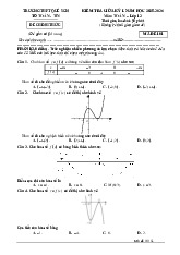 Đề giữa kỳ 1 Toán 12 năm 2025 – 2026 trường THPT Quế Sơn – Đà Nẵng