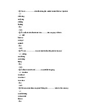 Tổng hợp trắc nghiệm môn tiếng anh cơ bản 2 | Học viện tài chính