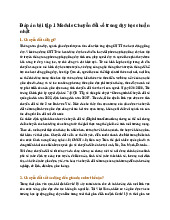 Đáp án bài tập 1 Module Chuyển đổi số trong dạy học chuẩn nhất