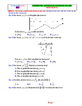 10 Đề Ôn Tập Giữa Học Kỳ 1 Toán 12 Cấu Trúc Mới 2024-2025 Giải Chi Tiết