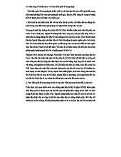 Tư tưởng HCM: Tinh thần Quốc tế trong sáng và Đoàn kết Dân tộc