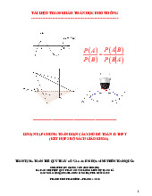 Luyện tập chung toàn diện các chủ đề môn Toán 12 THPT