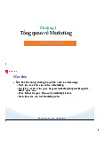 Chương 1 Tổng quan về Marketing | Bài giảng Marketing căn bản