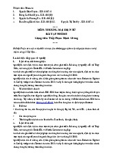 Phân tích một ví dụ điển hình được cho là thành công ở Việt Nam | Trường Đại học Kinh Tế - Luật