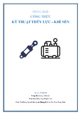 Tổng hợp công thức Thủy lực - Khí nén