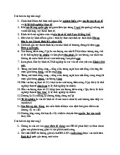 Tài liệu thi kinh tế vĩ mô- Trường Đại học Văn Lang