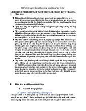 Chiến lược marketing trong nền kinh tế thị trường | Trường Đại học Kinh Tế - Luật