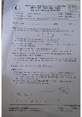 Đề thi cuối HKI học phần Đại số tuyến tính 1A năm 2024 - 2025 | Trường Đại học Khoa học tự nhiên, Đại học Quốc gia Thành phố Hồ Chí Minh