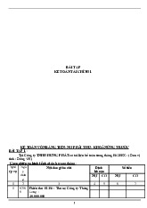 Ngân hàng bài tập kế toán vốn bằng tiền - nợ phải thu - khoản ứng trước | Đại học Mỏ - Địa chất