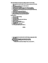 Tổng hợp câu hỏi ôn tập kỹ năng thuyết trình (Môn KỸ NĂNG THUYẾT TRÌNH)