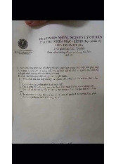 Đề thi cuối học kỳ 1 học phần Những nguyên lý cơ bản của chủ nghĩa Mác - Lênin năm 2024 - 2025 | Đại học Luật Thành phố Hồ Chí Minh