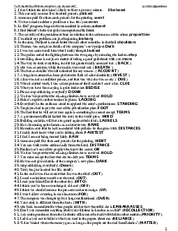 Tuyển tập Bài tập viết lai câu dạng thành ngữ Olympic 2007 ( có đáp án)