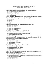 Đề thi học kỳ 1 môn Công nghệ lớp 6 năm học 2024 - 2025 - Đề số 2 | Bộ sách Chân trời sáng tạo