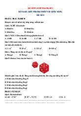 Đề ôn hè Toán 3 lên 4 - Đề 5