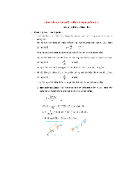 Tóm tắt lý thuyết vật lý đại cương 2 - Vật lý đại cương 2 | Trường Đại học Công nghệ, Đại học Quốc gia Hà Nội