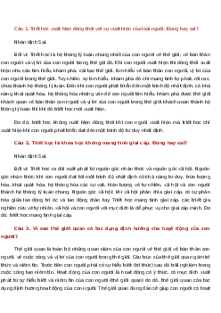 Đề cương ôn tập "Kinh tế chính trị Mác - Lênin" (có đáp án)