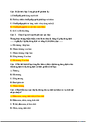 Câu hỏi trắc nghiệm - Ký sinh trùng | Trường Đại học Y - Dược Huế