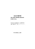Giáo trình học phần Nguyên Lý Kế Toán nghành kế toán | Trường đại học sư phạm kỹ thuật TP. Hồ Chí Minh