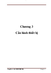 Chương 3 Cấu hình thiết bị | Đại học Kinh tế Kỹ thuật Công nghiệp