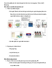 Đề cương tổng hợp nội dung môn Hóa trị liệu | Lí thuyết Hoá trị liệu | Trường Đại học khoa học Tự nhiên