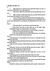 Bài tập nhận định và tình huống pháp lý Môn Luật hình sự | Trường Đại học Luật Hà Nội