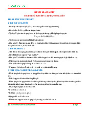 Chuyên đề số nguyên ôn thi học sinh giỏi Toán 6