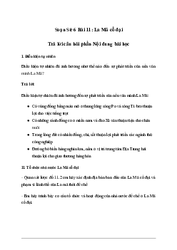 Giải Lịch sử lớp 6 Bài 11: La Mã cổ đại - Chân Trời Sáng Tạo