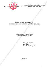 Đề cương chi tiết học phần Lịch sử Đảng Cộng sản Việt Nam | Học viện Hành chính Quốc gia