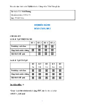 Tài liệu  hướng dẫn báo cáo thực hành lần 2 | Hệ điều hành
