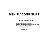 Điện tử công suất | Tài liệu tham khảo môn Công nghệ kĩ thuật Ô tô Trường đại học sư phạm kỹ thuật TP. Hồ Chí Minh