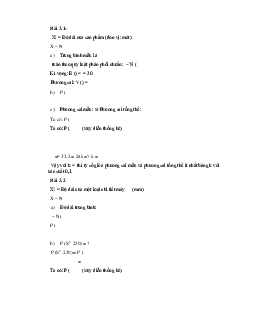 Bài tập ôn luyện môn Toán kinh tế / Đại học nội vụ Hà Nội