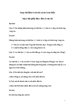 Soạn bài Bên ô cửa đá (trang 49) | Tiếng Việt lớp 3 Cánh diều