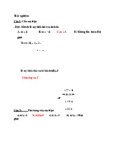 Bài tập ôn K47 môn toán cao cấp | Trường Đại học Kinh tế Thành phố Hồ Chí Minh