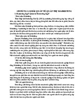 Đề cương Môn Quản trị marketing | Đại học Kinh Tế Quốc Dân